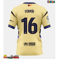 Camisa de Futebol Barcelona Fermin Lopez #16 Equipamento Secundário 2025-26 Manga Curta